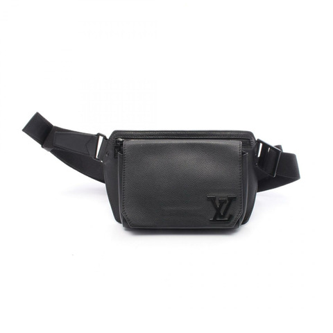 路易威登 Takeoff 斜背腰包 M57081 Aerogram 粒面皮革 Noir LV