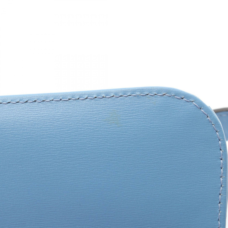 GUCCI Luce 小號 GG 帆布單肩包 788061 皮革淺藍色 二手 女士-6