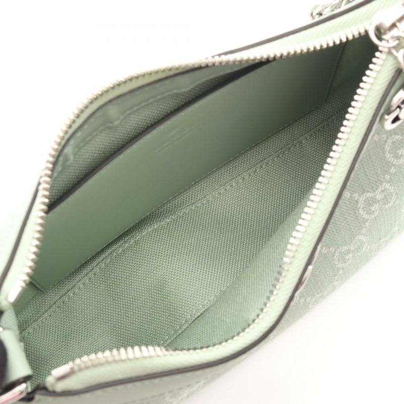 GUCCI Ophidia GG 小號鏈條斜背包/肩背包/手提包 784753 帆布-2