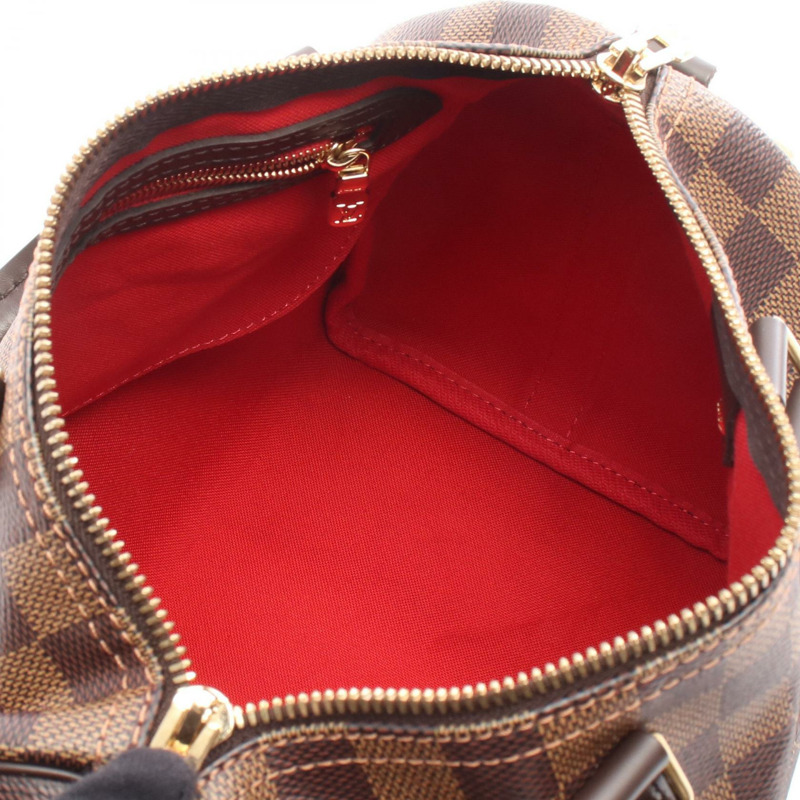 路易威登 Speedy Bandouriere 25 手提包 N40575 Damier 皮革 Ebene 二手-2