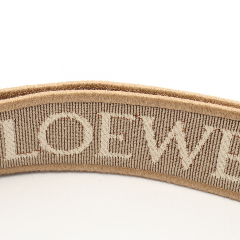 LOEWE 軍裝信差 XS 肩斜背包 B553A72X27 皮革 卡其色 二手-4