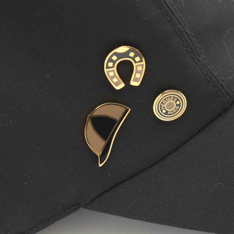 愛馬仕 Serena 羊毛跳帽 黑色 二手 女士-6