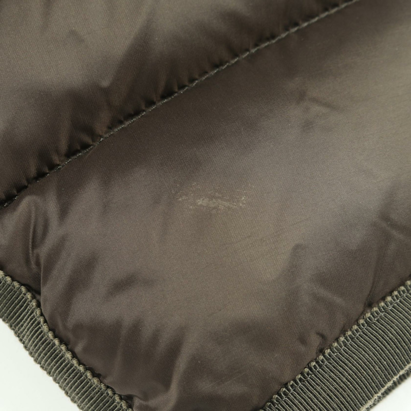 MONCLER HERMIFUR 羽絨外套 尼龍 棕色 卡其色 二手 女款-8