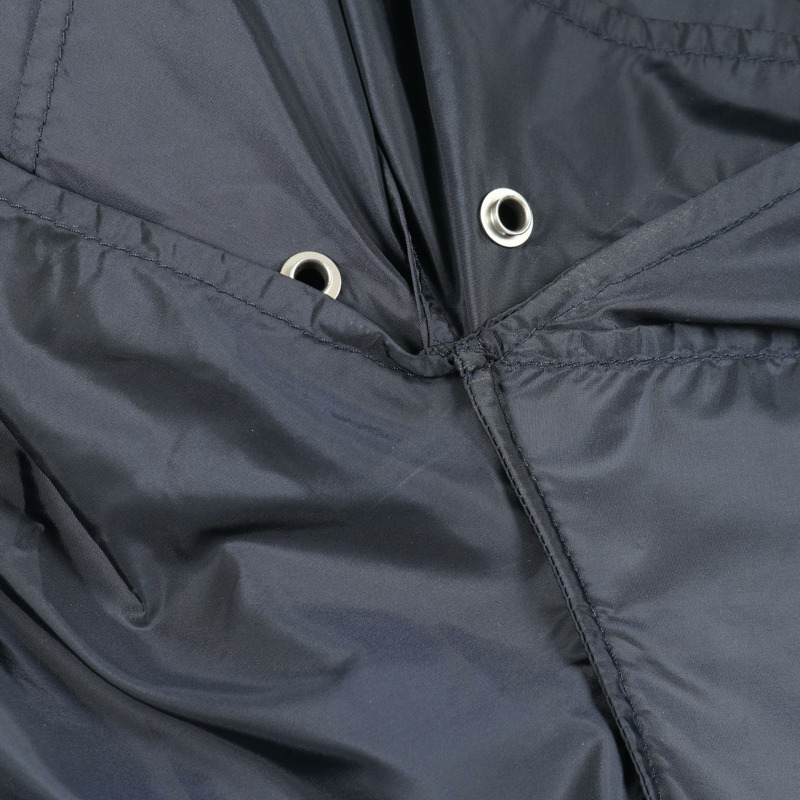 PRADA Re-Nylon 輕便雨衣外套 #36 尼龍海軍藍 logo 二手女款-8
