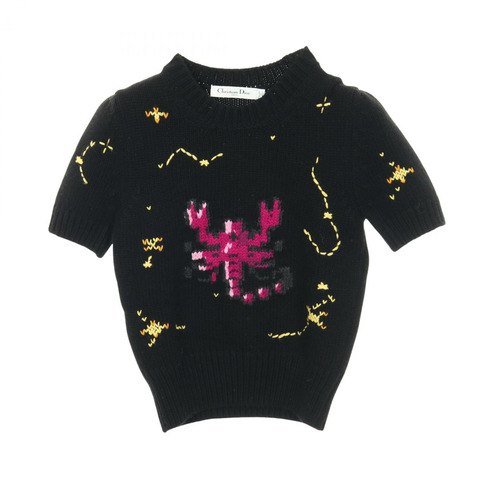 Christian Dior 短袖針織衫 244S73SN320 羊毛羊絨 二手 #34