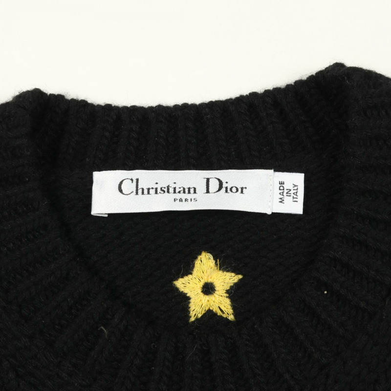 Christian Dior 短袖針織衫 244S73SN320 羊毛羊絨 二手 #34-2