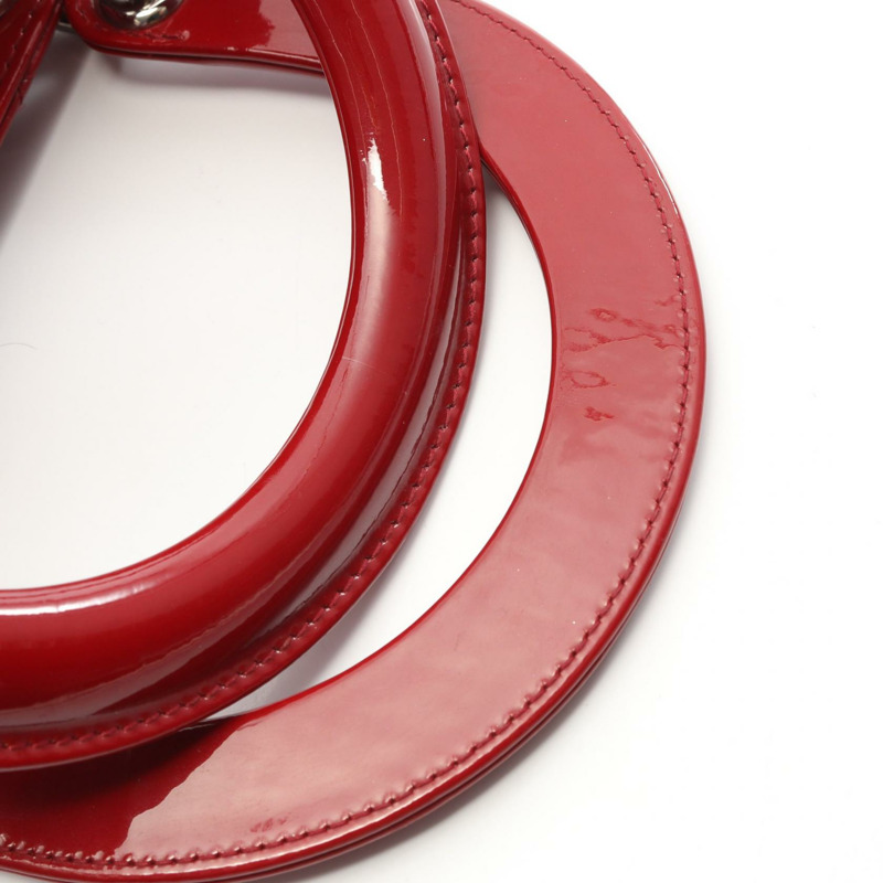 Dior LADY DIOR 單肩手提包 M0565OWCB_M323 紅色漆皮二手女士-6