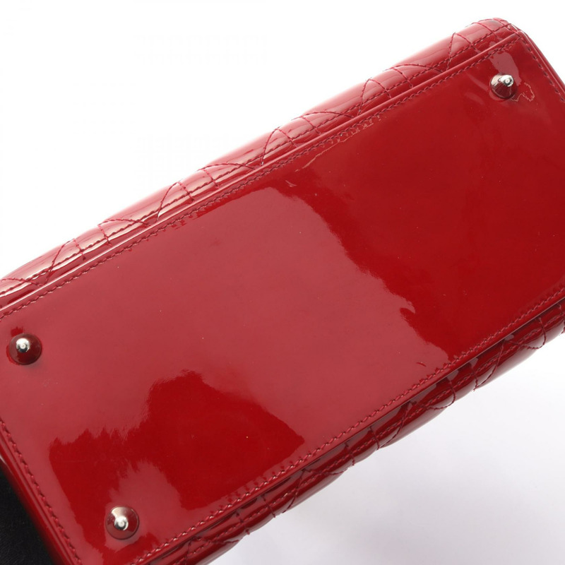 Dior LADY DIOR 單肩手提包 M0565OWCB_M323 紅色漆皮二手女士-8