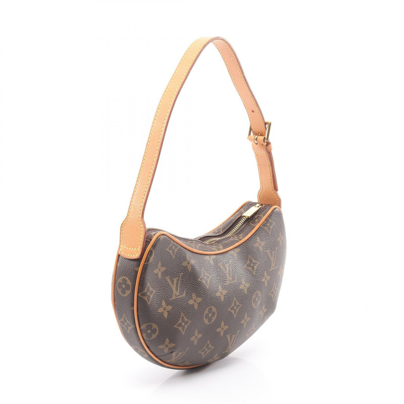 路易威登 Pochette 羊角麵包單肩包 M51510 Monogram 帆布皮革 LV-1