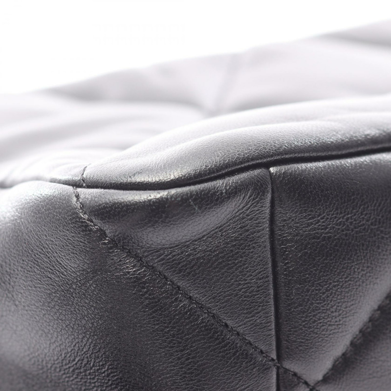 香奈兒 19 鏈條肩背包 黑色真皮 二手 女士-5