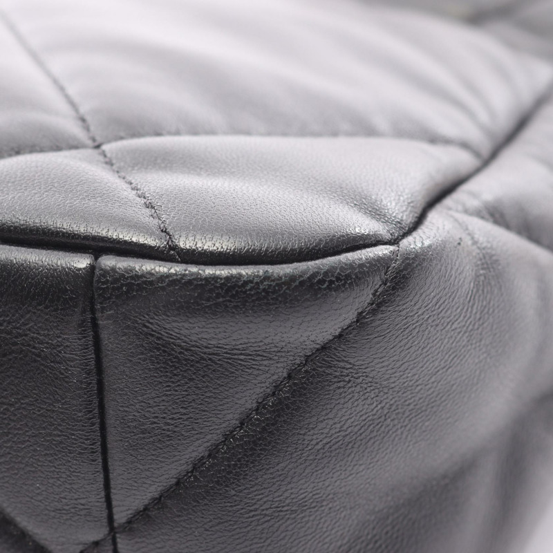 香奈兒 19 鏈條肩背包 黑色真皮 二手 女士-6