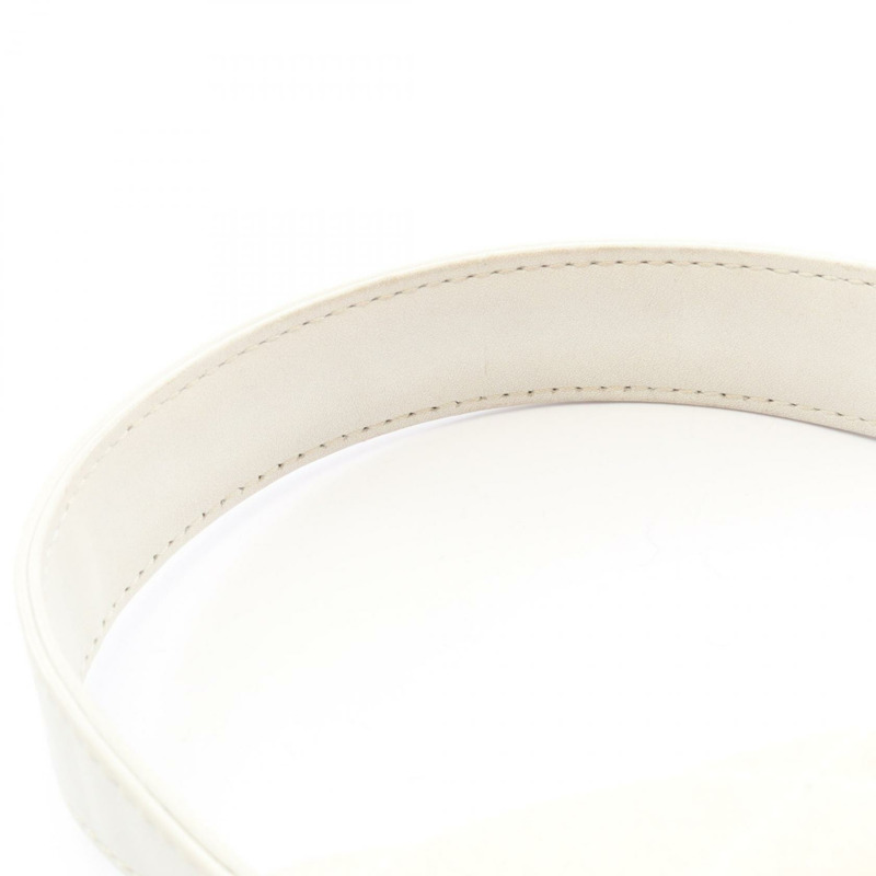 香奈兒 (CHANEL) Wild Stitch Matelasse 手提包，帆布皮革，米白色，二手，女士 CC-9