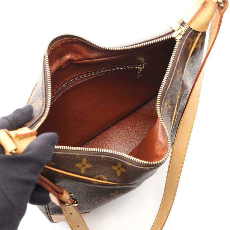 路易威登 Boulogne PM 單肩包 M51265 Monogram 皮革 棕色 二手女士-2