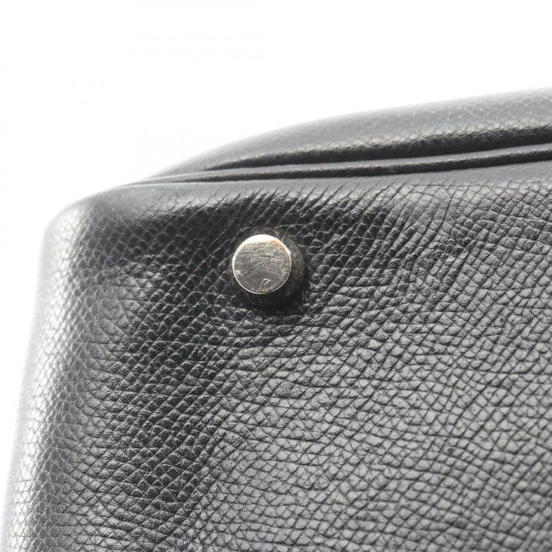 愛馬仕 Plume 32 手提包，庫爾舍維爾皮革，黑色，二手，女士，帶五金配件。-7