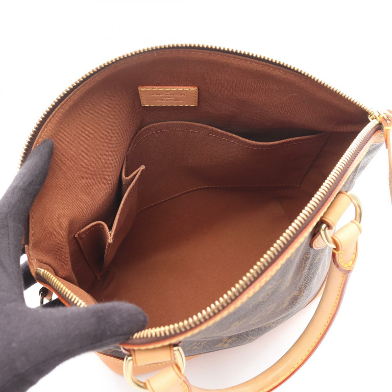 路易威登 Lockit 手提包 M40102 Monogram 皮革棕色二手女士-2