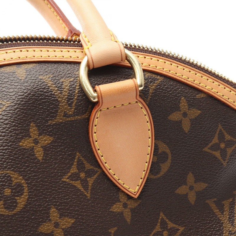 路易威登 Lockit 手提包 M40102 Monogram 皮革棕色二手女士-5