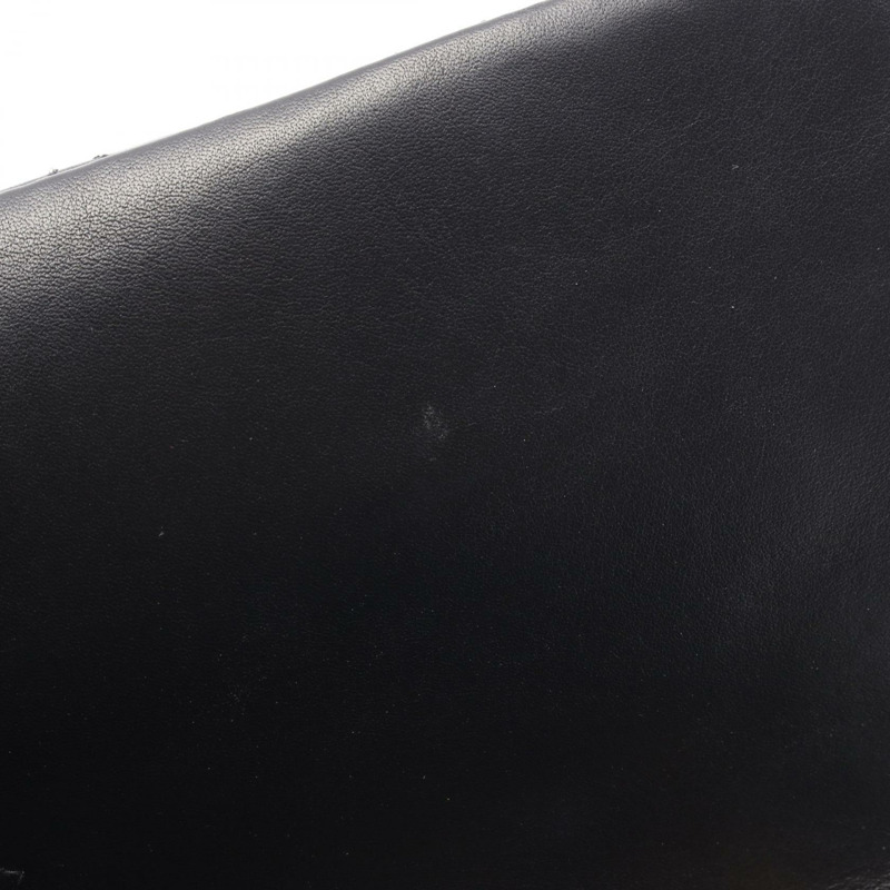 香奈兒 Jumbo Matelasse 34 單翻蓋鏈條肩背包，羊皮材質，黑色，二手，金色五金-8