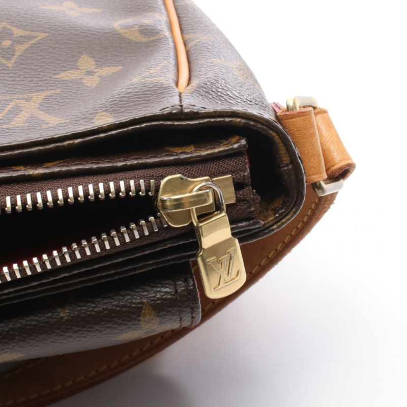 路易威登 Vivacite PM 單肩斜背包 M51165 Monogram 棕色皮革-5