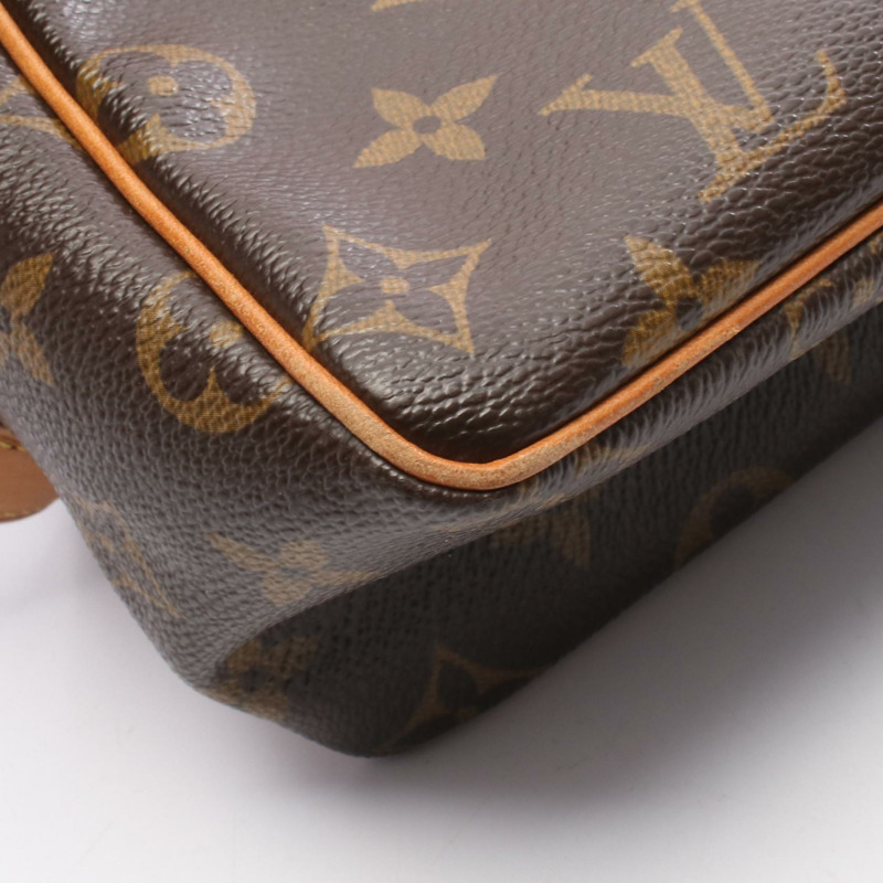 路易威登 Vivacite PM 單肩斜背包 M51165 Monogram 棕色皮革-8