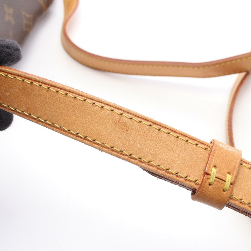 路易威登 Vivacite PM 單肩斜背包 M51165 Monogram 棕色皮革-10