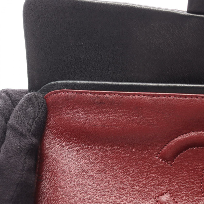 香奈兒 (CHANEL) Matelasse W 翻蓋鏈條單肩背包 A01112 羊皮 黑色 GHW 二手-7