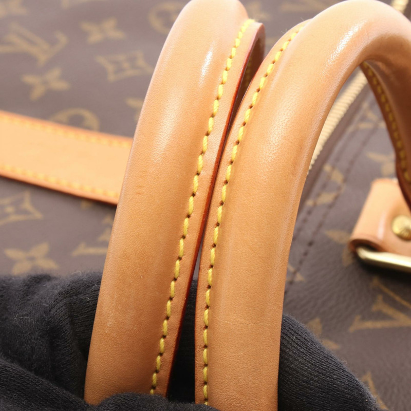 路易威登 Keepall 50 旅行手提包 M41426 Monogram 皮革 棕色 二手 LV-7