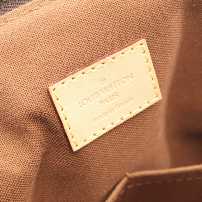 路易威登 Tivoli GM 單肩手提包 M40144 Monogram 皮革 棕色 二手-3