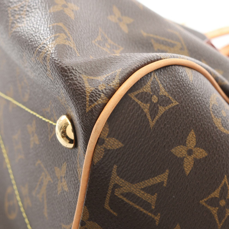 路易威登 Tivoli GM 單肩手提包 M40144 Monogram 皮革 棕色 二手-5