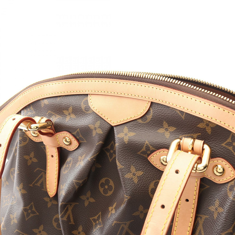 路易威登 Tivoli GM 單肩手提包 M40144 Monogram 皮革 棕色 二手-8