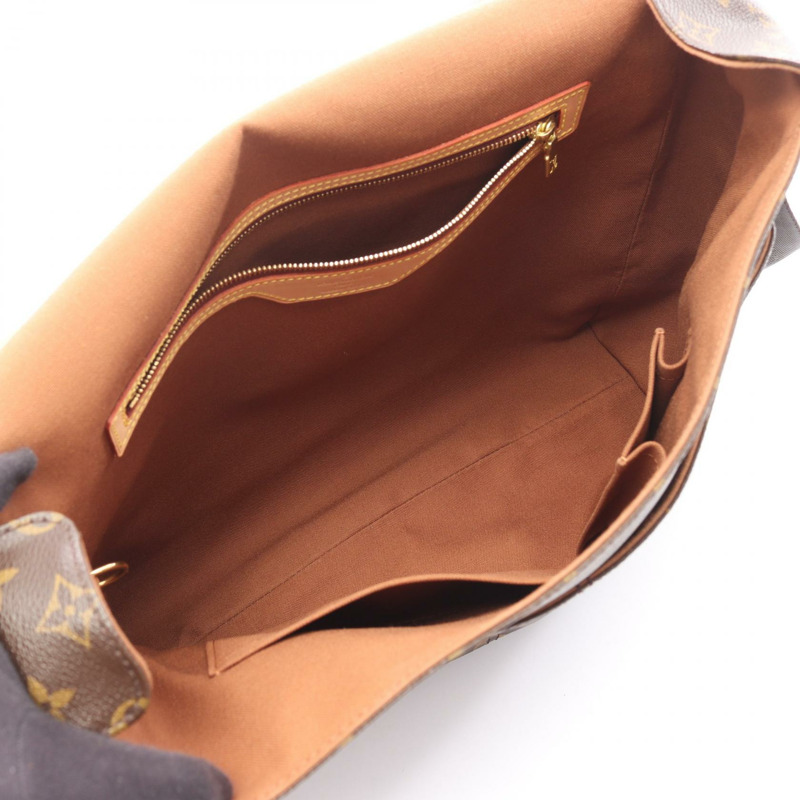 路易威登 Valmy GM 單肩斜背包 M40526 Monogram 皮革 棕色 二手-2