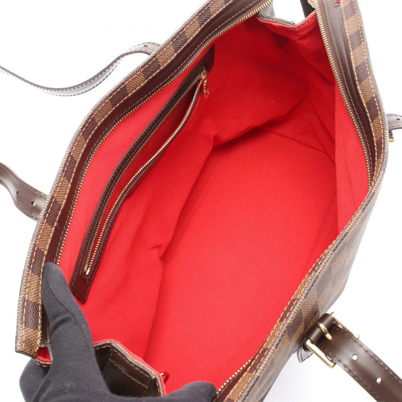 路易威登 Chelsea 手提單肩包 N51119 Damier 皮革 棕色 Ebene 二手-2