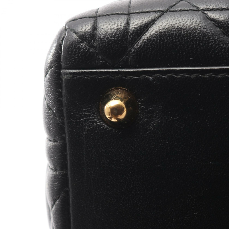 Christian Dior Lady Dior 大型 Cannage 單肩背包，黑色真皮，二手女款-6