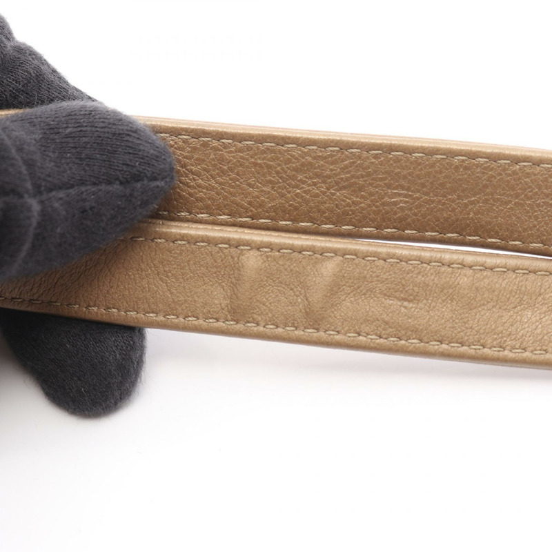 香奈兒 (CHANEL) 絎縫鏈條肩背包 A67493 棕色皮革 二手女士-9