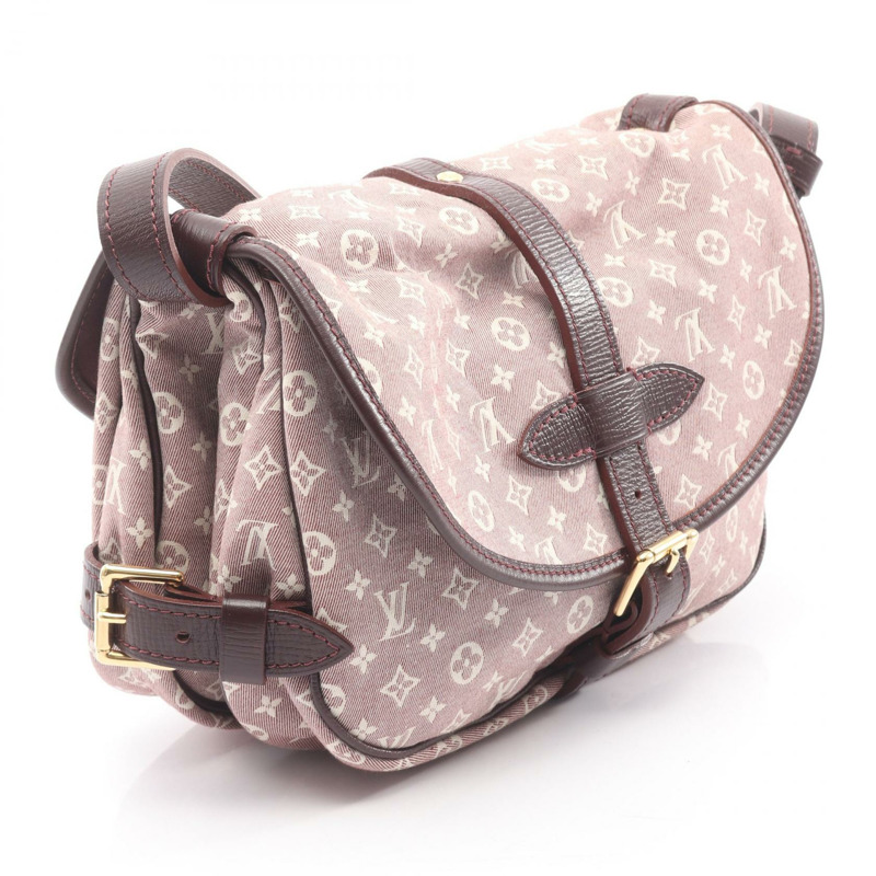 路易威登 Saumur PM 單肩斜背包 M40669 Monogram Idylle Sepia 二手-1