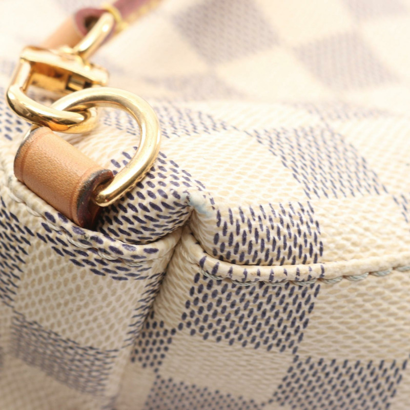 路易威登 Sperone BB 雙肩包 N44026 Damier Azur 皮革 白色 二手-7