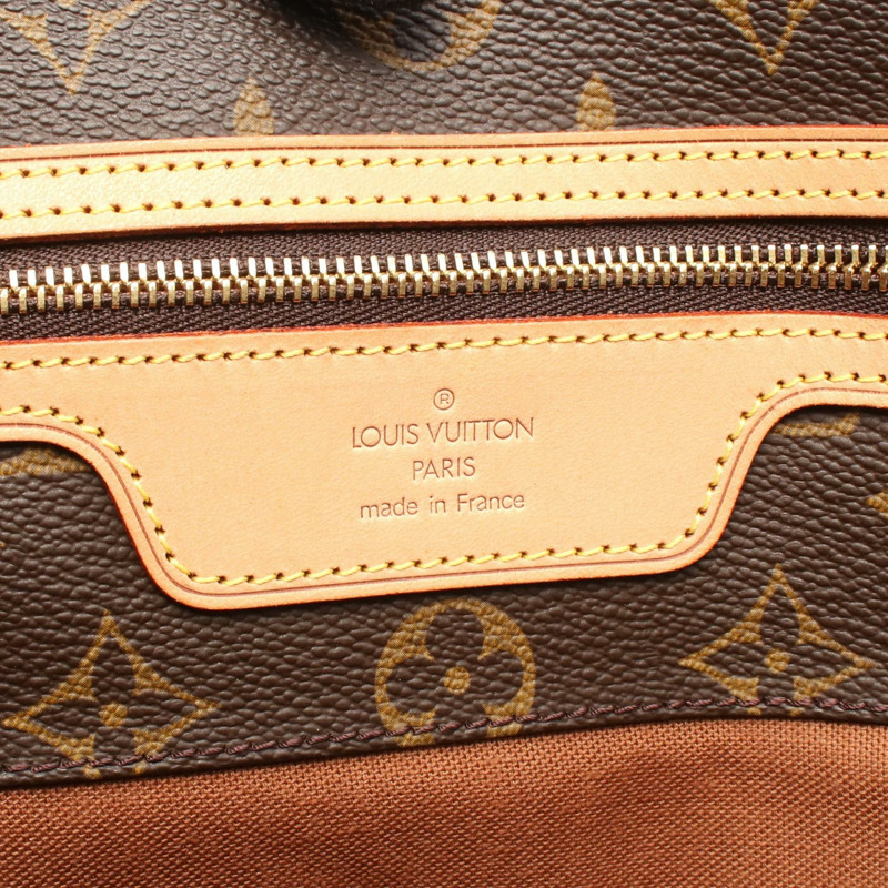 路易威登 (LOUIS VUITTON) 棕色 Monogram 皮革購物手提單肩包 M51108 二手-3