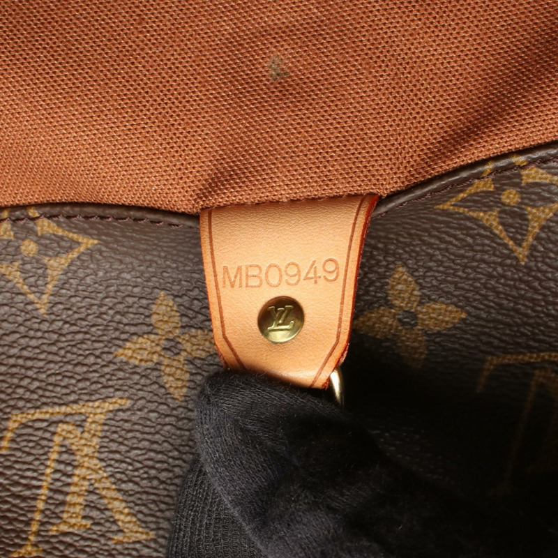 路易威登 (LOUIS VUITTON) 棕色 Monogram 皮革購物手提單肩包 M51108 二手-4