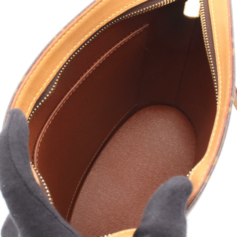 路易威登 Drouot 斜背包 M51290 Monogram 皮革 棕色 二手-2