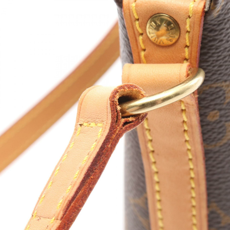 路易威登 Drouot 斜背包 M51290 Monogram 皮革 棕色 二手-6