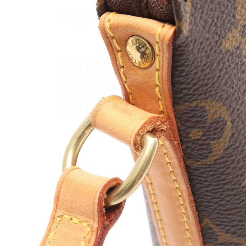 路易威登 Drouot 斜背包 M51290 Monogram 皮革 棕色 二手-7