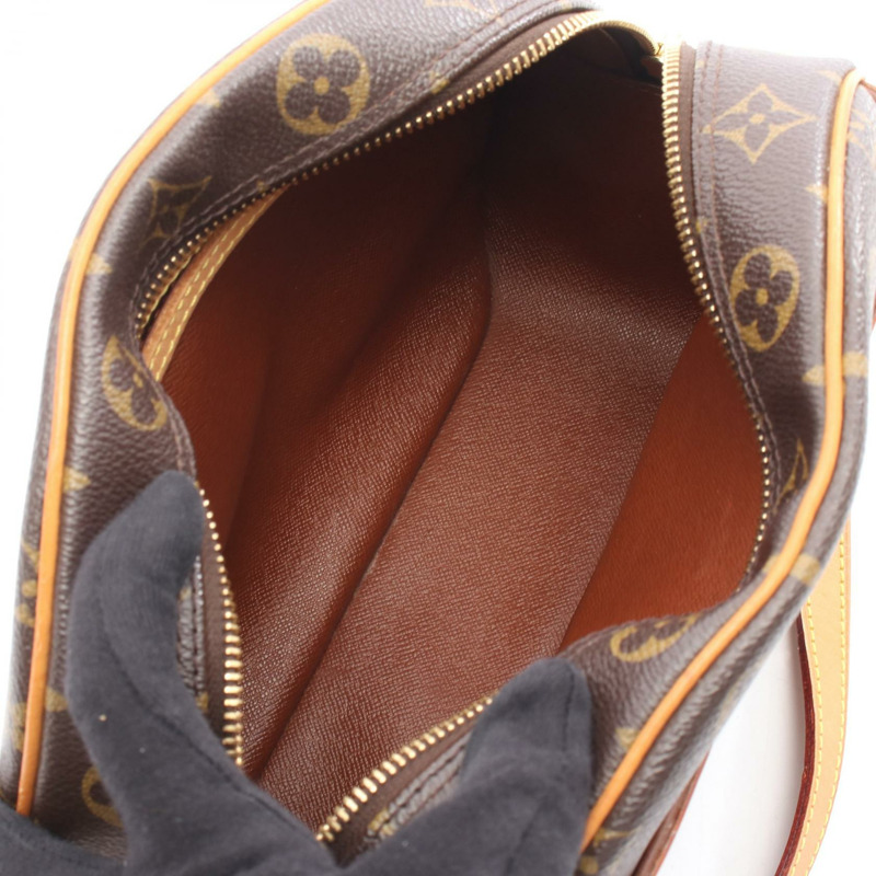 路易威登 Blois 單肩斜背包 M51221 Monogram 皮革 棕色 二手-2