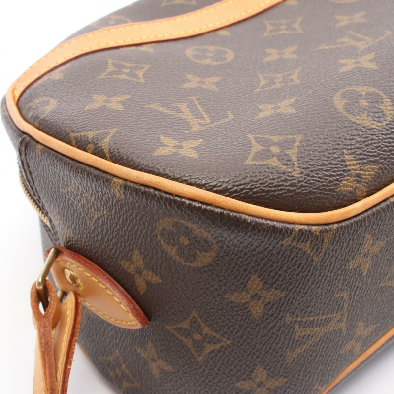 路易威登 Blois 單肩斜背包 M51221 Monogram 皮革 棕色 二手-8