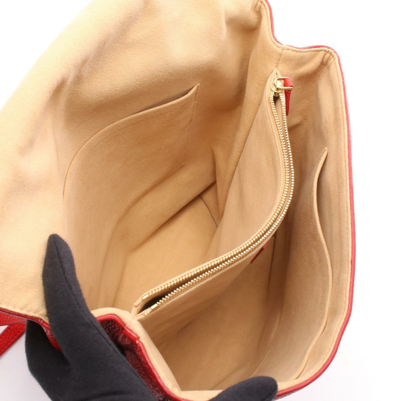 路易威登 Volta Parnassus 斜背單肩包 M50287 紅色皮革二手-2