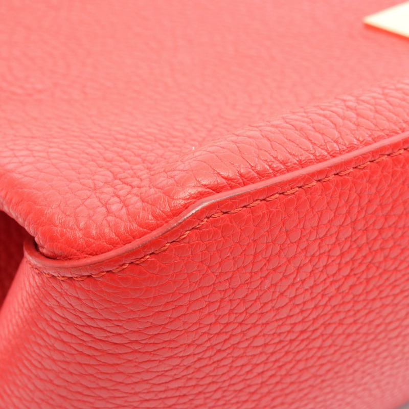 路易威登 Volta Parnassus 斜背單肩包 M50287 紅色皮革二手-6