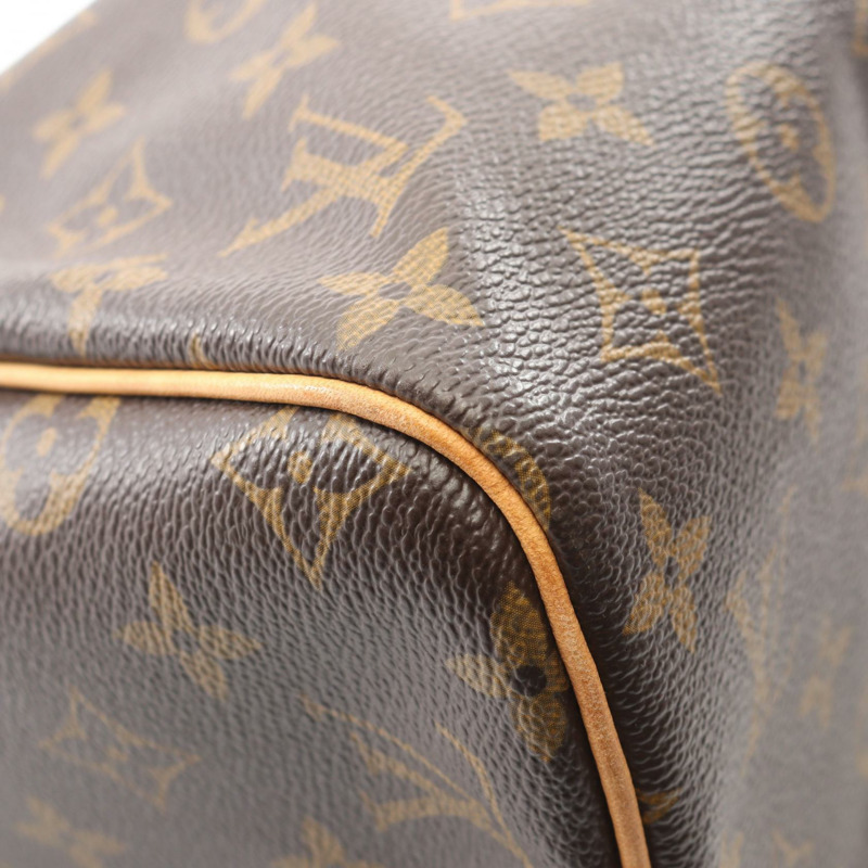路易威登 Speedy 30 旅行手提包 M41526 Monogram 皮革 棕色 二手 女士-6