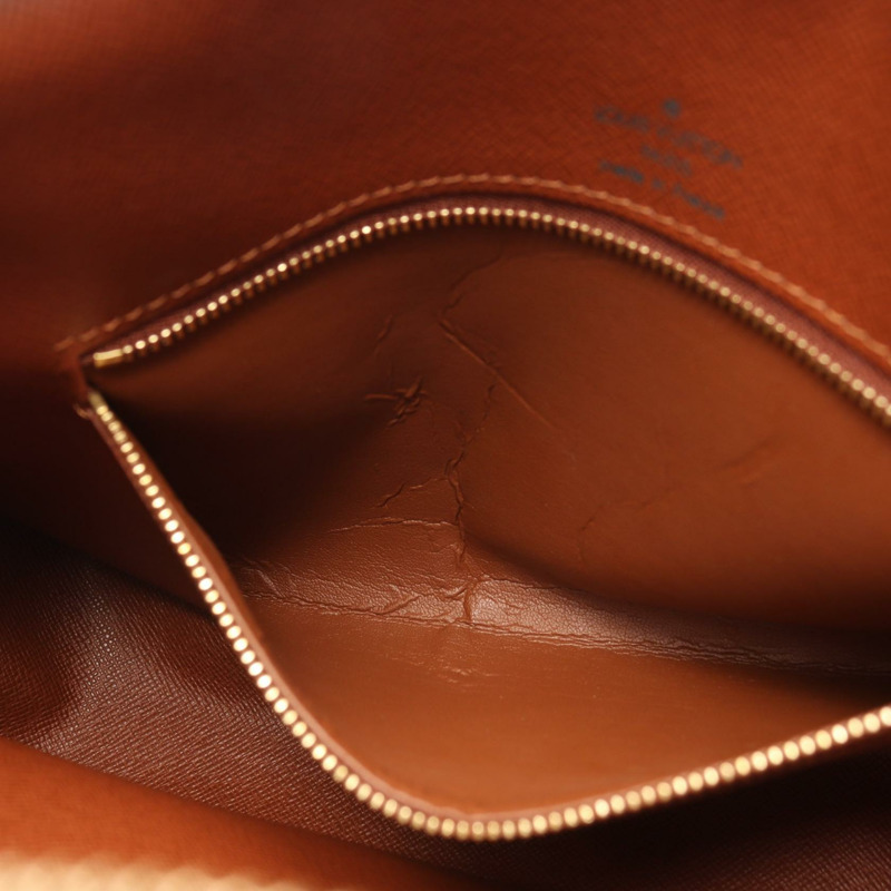 路易威登 Boulogne PM 單肩包 M51265 Monogram 帆布皮革棕色二手-5