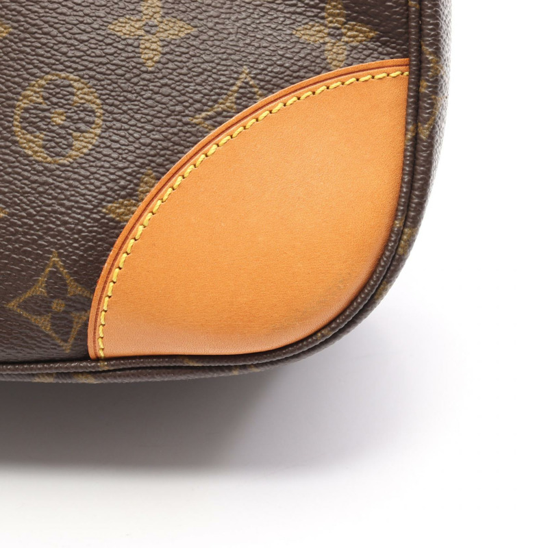 路易威登 Boulogne PM 單肩包 M51265 Monogram 帆布皮革棕色二手-10