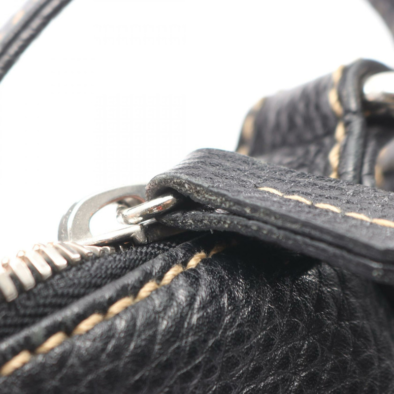 香奈兒黑色流蘇皮革單肩包，二手女款，附五金配件-10