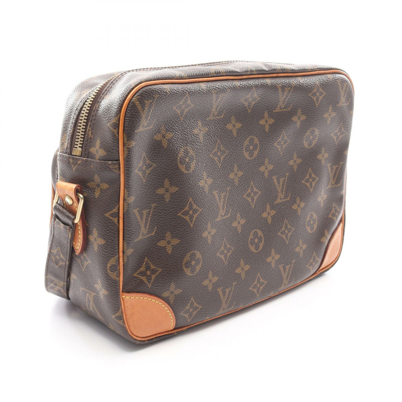路易威登 Nile 肩斜背包 M45244 Monogram 帆布皮革 棕色-1