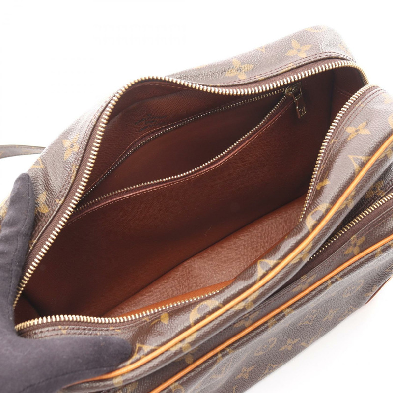 路易威登 Nile 肩斜背包 M45244 Monogram 帆布皮革 棕色-2